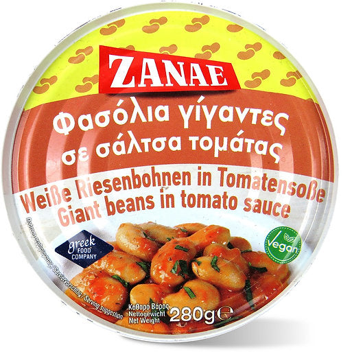 ZANAE 12x Riesenbohnen in Tomatensauce (3,36 Kg)