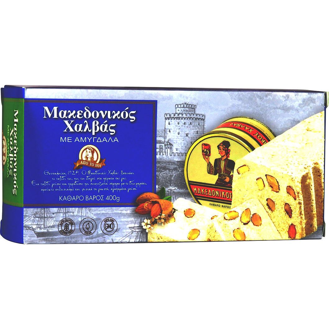 Makedonikos Halvas - Halwas 400g (Mandeln)