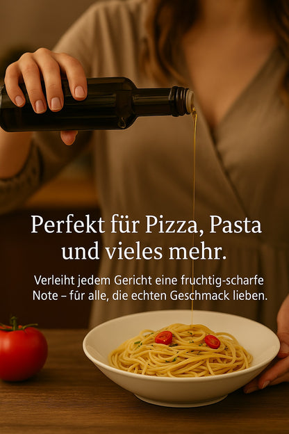 Asterius Würzöl Chili – Kaltgepresstes Olivenöl Extra Nativ, 250ml