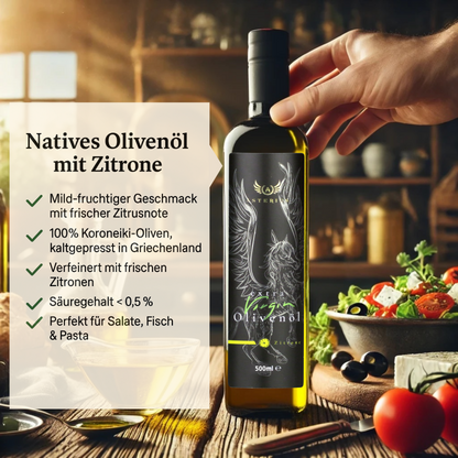 Asterius Griechisches Olivenöl extra nativ Zitrone 500ml
