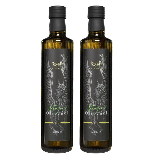 Asterius griechsiches Bio Olivenöl extra nativ - 2x500ml