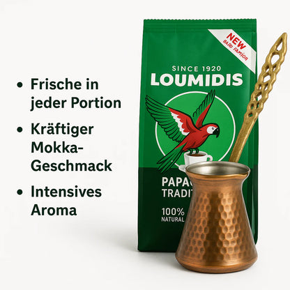 Kaffee Mokka Loumidis 3er Pack (288g)