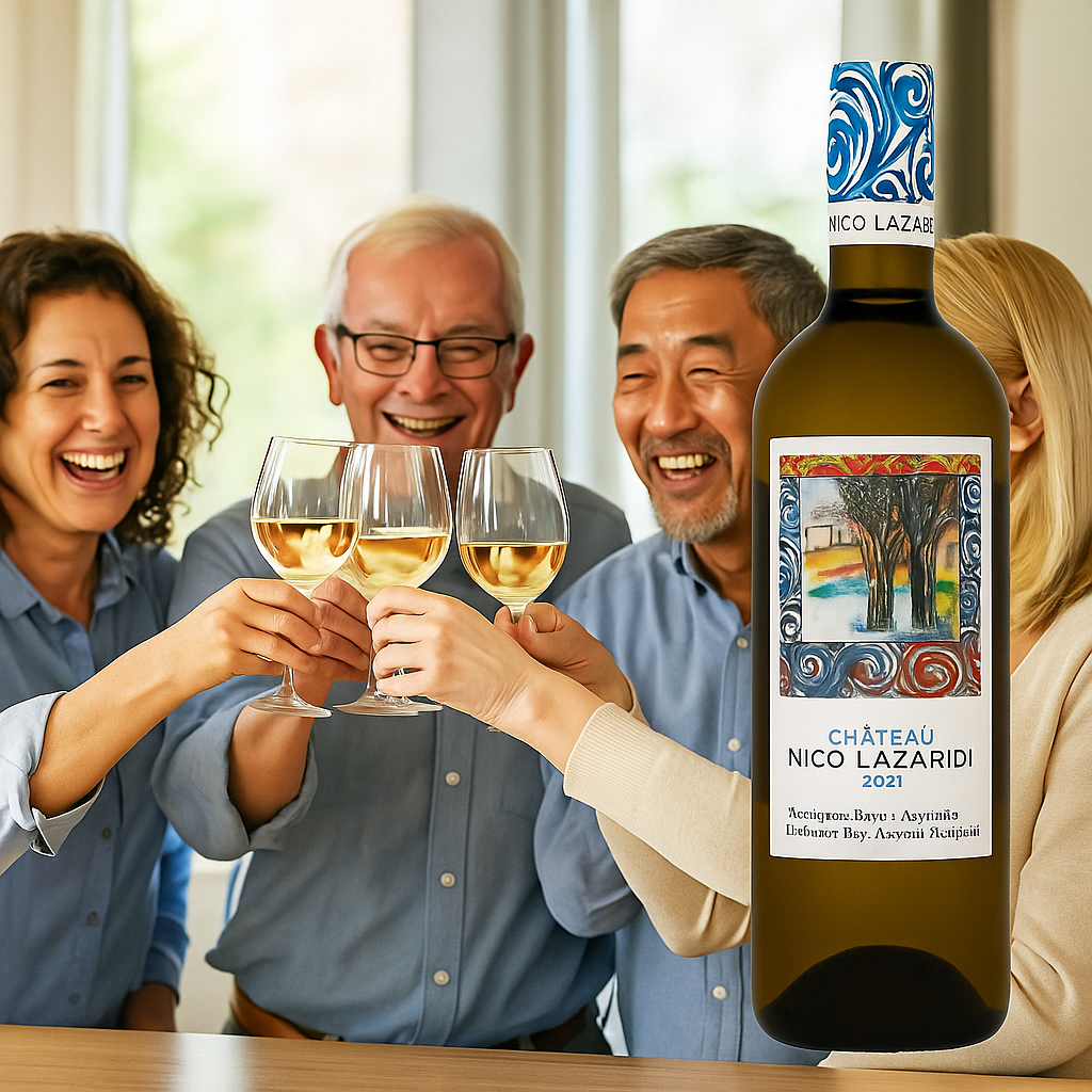 Nico Lazaridi Chateau griechischer Weisswein 750ml
