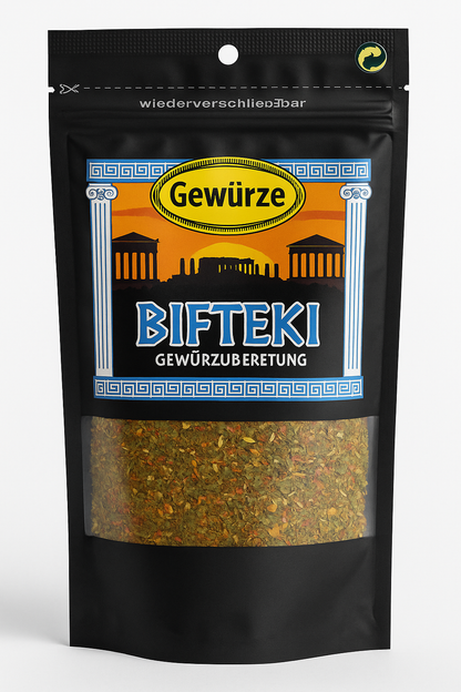 Griechische Bifteki Gewürzmischung 100 g – Ideal für Hackfleisch, Lamm & Grillgerichte