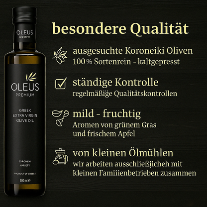 Oleus griechisches Olivenöl extra nativ - AWARD (6x500ml (3L.))