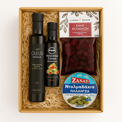 Meze Box OREA-Feinkost.de - Olivenöl Geschenk Box, Präsentkorb