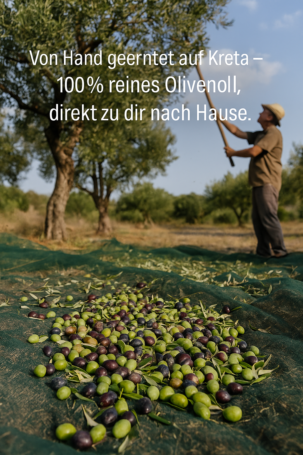 Golden Creta, natives Olivenöl extra aus Kreta 3x1 Liter Kanister, frische Ernte