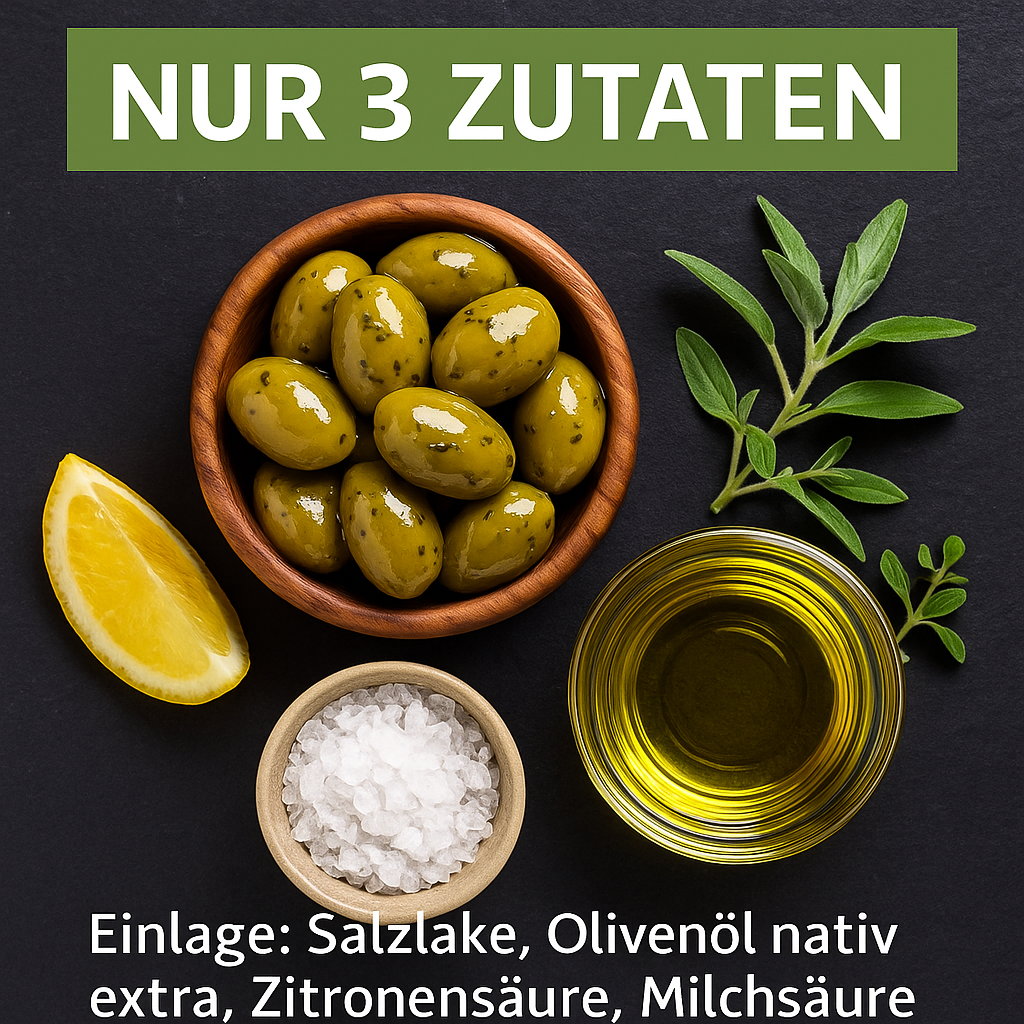 Lamda Estate – Griechisches Oliven Probierpaket 1kg | Neue Ernte 2025, Kalamata & Grüne Oliven