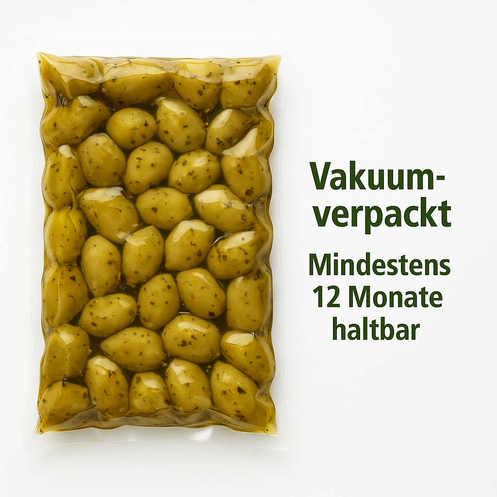 Lamda Estate – Griechisches Oliven Probierpaket 1kg | Neue Ernte 2025, Kalamata & Grüne Oliven