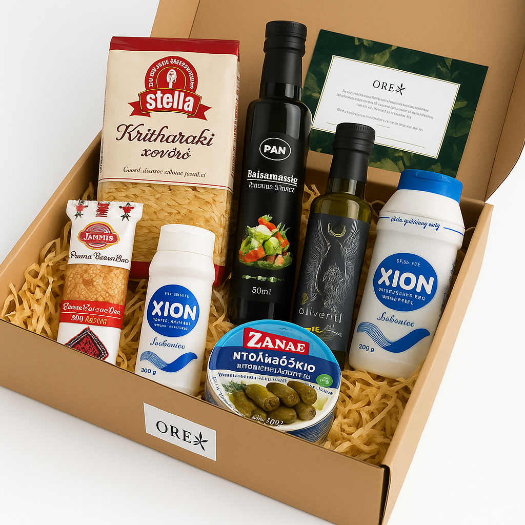 Öl Essig Greece Box OREA-Feinkost.de - Geschenk Box, Präsentkorb