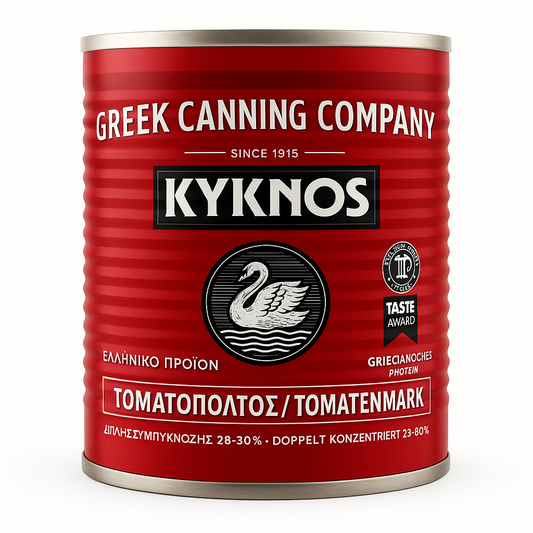 KYKNOS - Tomatenmark - Tomatenpaste aus Griechenland 860g