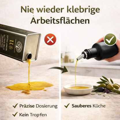 5L Extra Natives Olivenöl aus Kreta (Ernte 2025/26) inkl. Premium Dosierflasche, Edelstahl-Ausgießer & Balsamico