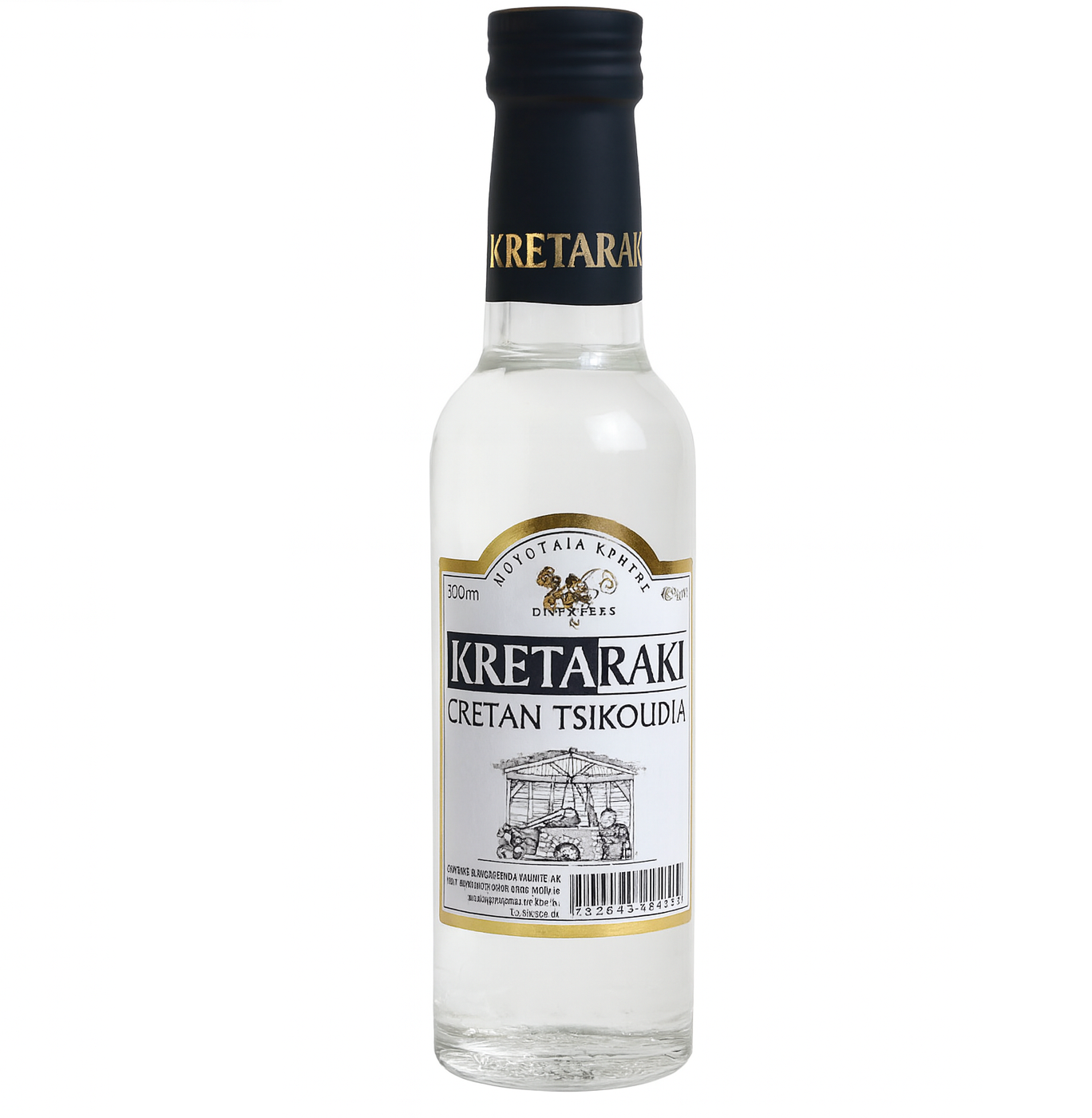 Tsikoudia Kreta Raki (Tsipouro) - Kretaraki ohne Anis 200ml