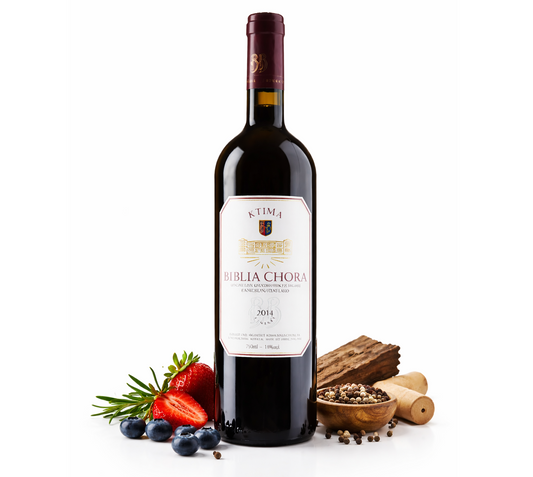 Biblia Chora Rotwein trocken 750 ml – Premium-Cuvée aus Griechenland | 14 % vol.