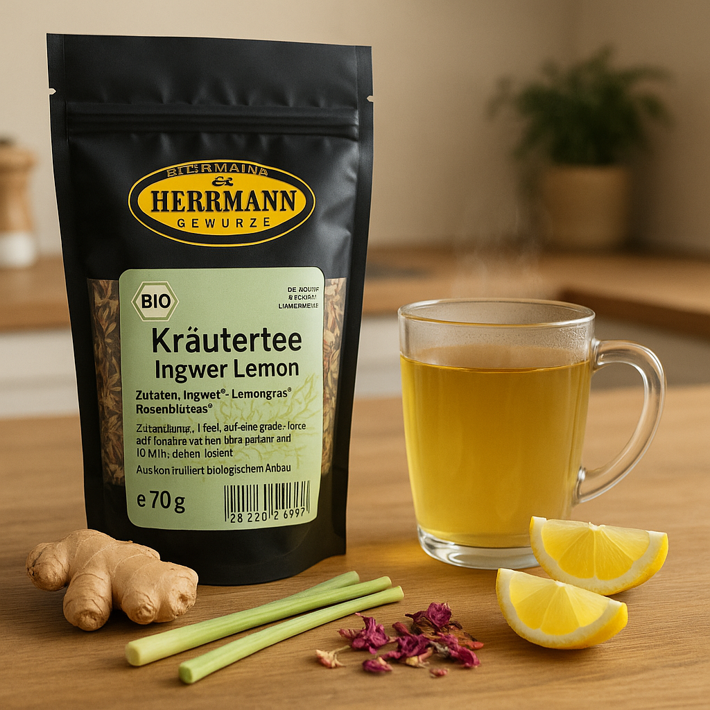 Kräutertee Ingwer Lemon Bio 70g