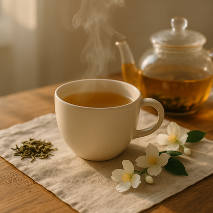 Grüner Tee Jasmin Bio 80g