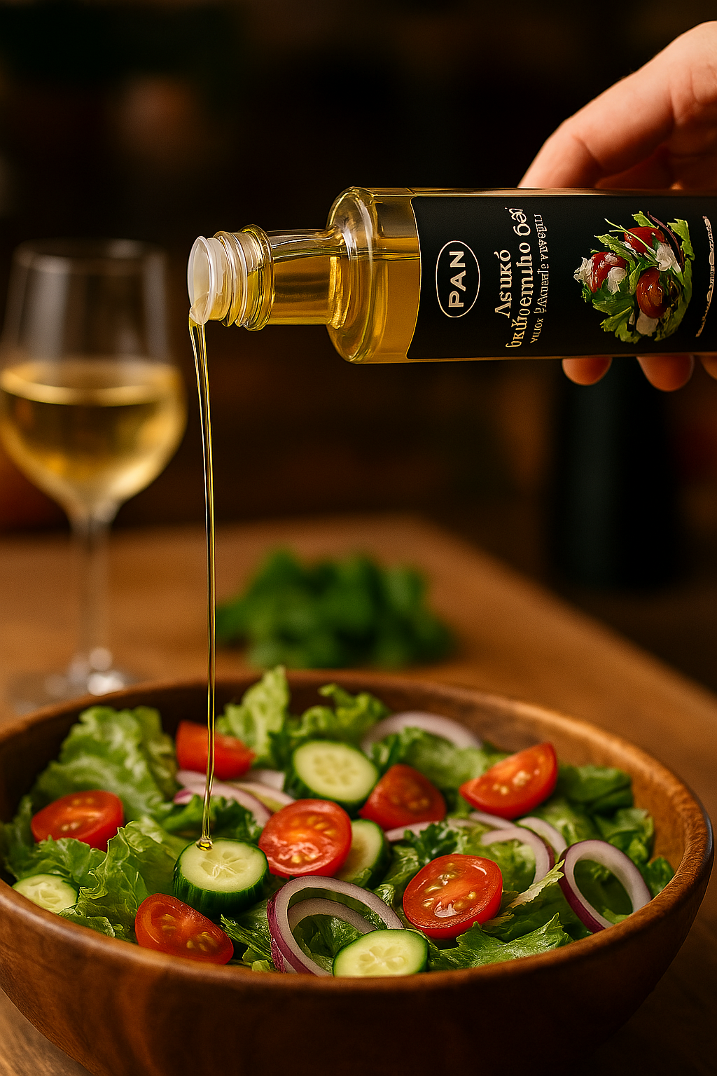 PAN Weißer Balsamico Essig 250ml – Mild & fruchtig, ohne Zuckerzusatz – Ideal für Salate, Fisch & Saucen