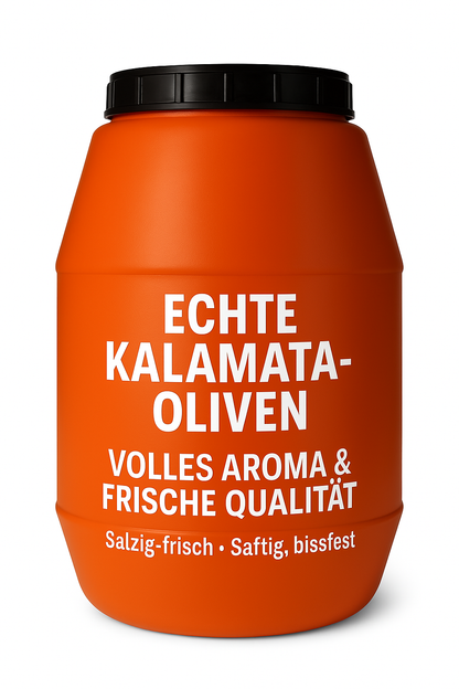 Kalamata griechische Oliven in Salzlake Colossal (3Kg)
