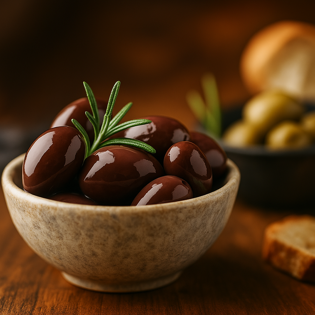Lamda Estate - Kalamata schwarze griechische Oliven 3x 1Kg