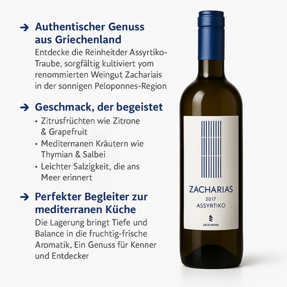 Zacharias Weisswein Assyrtiko 750ml