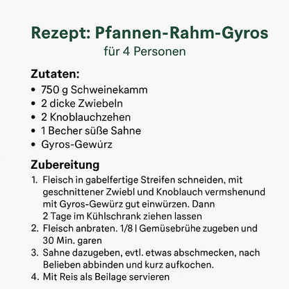 Gyros Gewürz 125g – authentisch, glutenfrei
