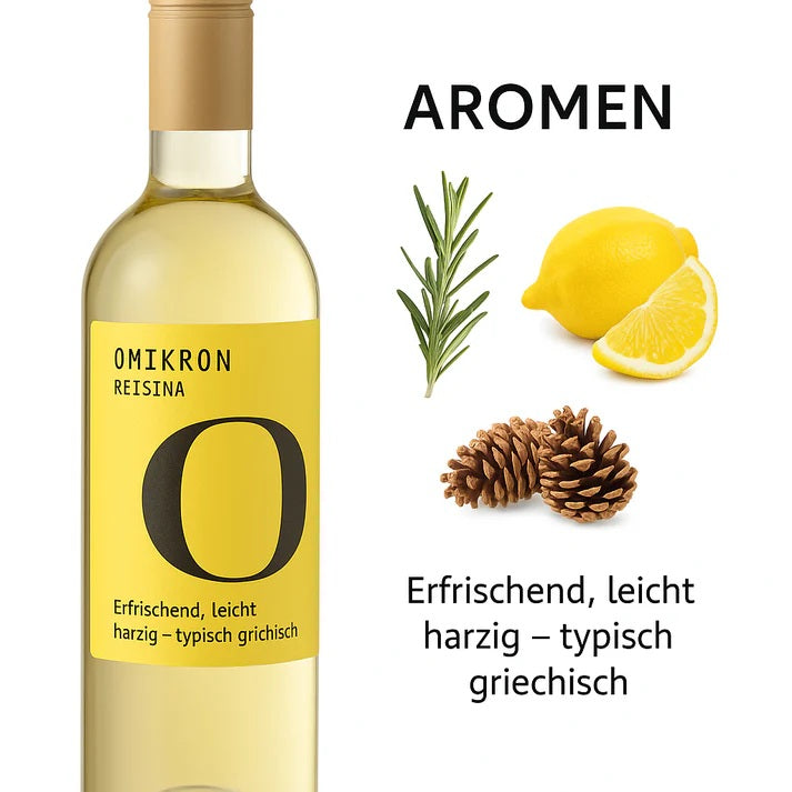 Retsina Omikron Weisswein geharzt 2x 750ml