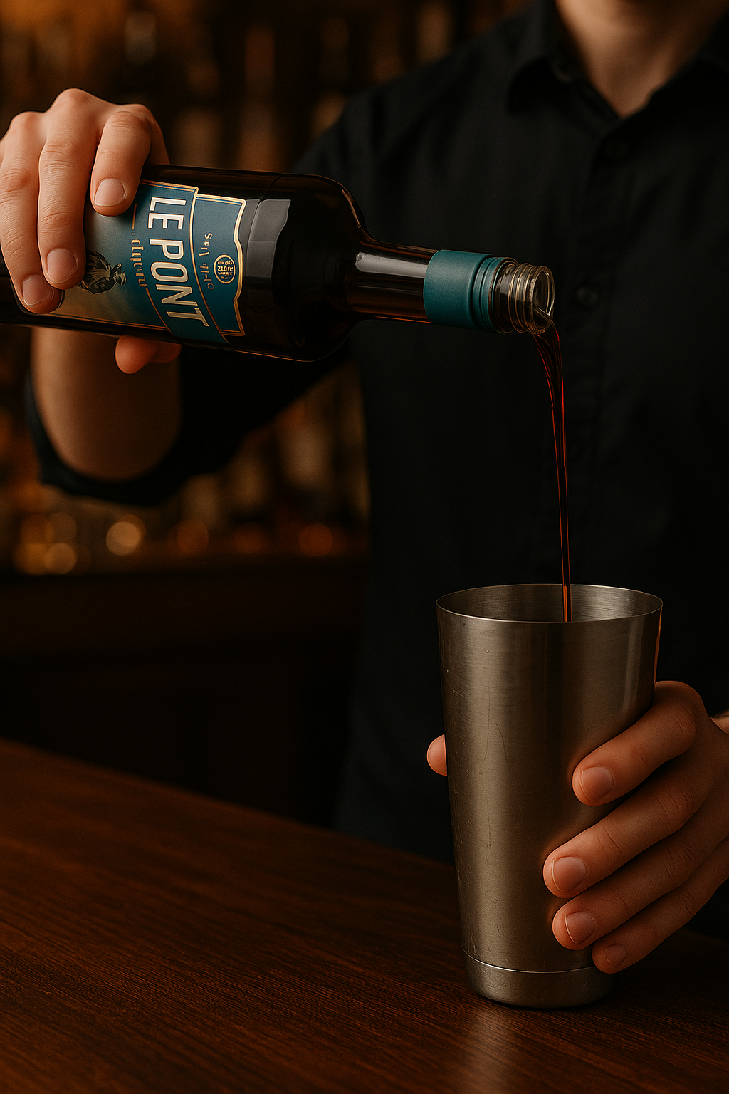Le Pont Kaffelikör 700ml – Hochwertiger Kaffeelikör für Espresso Martini & edle Cocktails | Vollmundig & aromatisch
