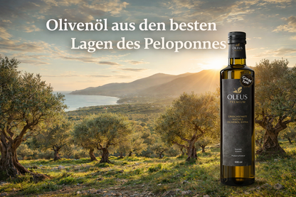 Oleus griechisches Olivenöl extra nativ - AWARD 1 Liter (2x500ml)