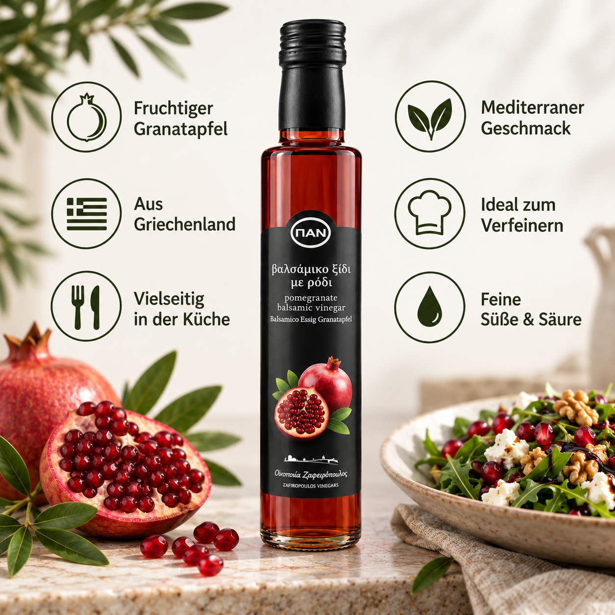 Balsamico Essig mit Granatapfel