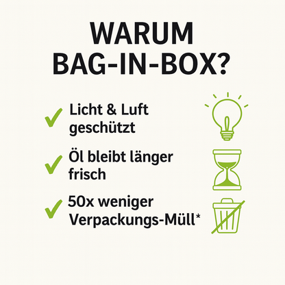 OREA-FEINKOST Bio griechisches Olivenöl nativ extra – Bag-in-Box 5 L