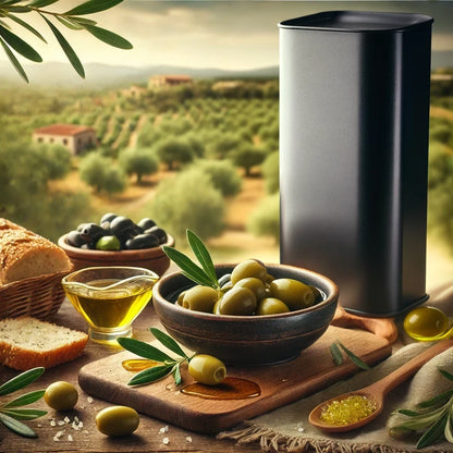 Golden Creta, natives Olivenöl extra aus Kreta 1 Liter Kanister, frische Ernte