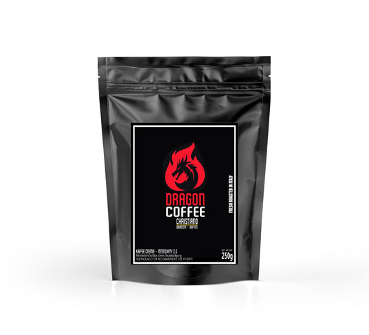 Kaffee Bohnen, Dragon Coffee Barista, frische ganze Kaffeebohnen, aus Italien 250g (Christiano Blend)