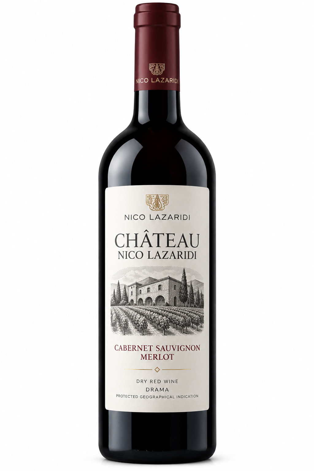Château Nico Lazaridi Rotwein trocken – Cabernet Sauvignon & Merlot 750 ml 📦Versandbereit voraussichtlich ab 09.10.2026