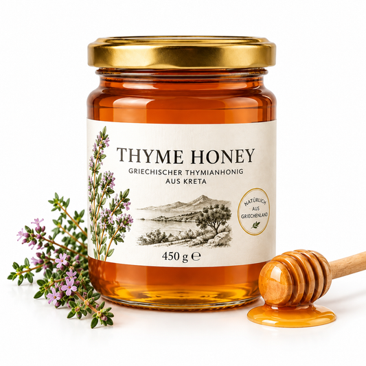 OREA Auswahl - Griechischer Thymianhonig aus Kreta – THYME HONEY 450G