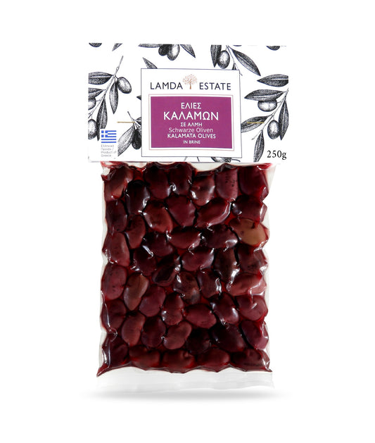 Premium-Set: Kalamata Oliven (250g Vakuum) und Balsamico Essig