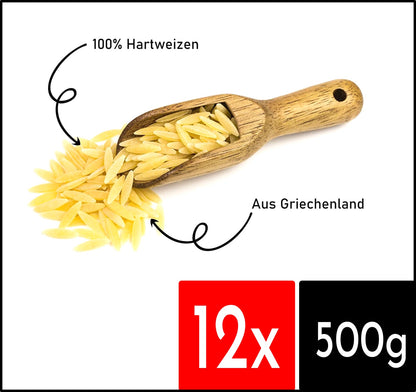 Kritharaki | griechische Reisnudeln Pasta 12x500gr