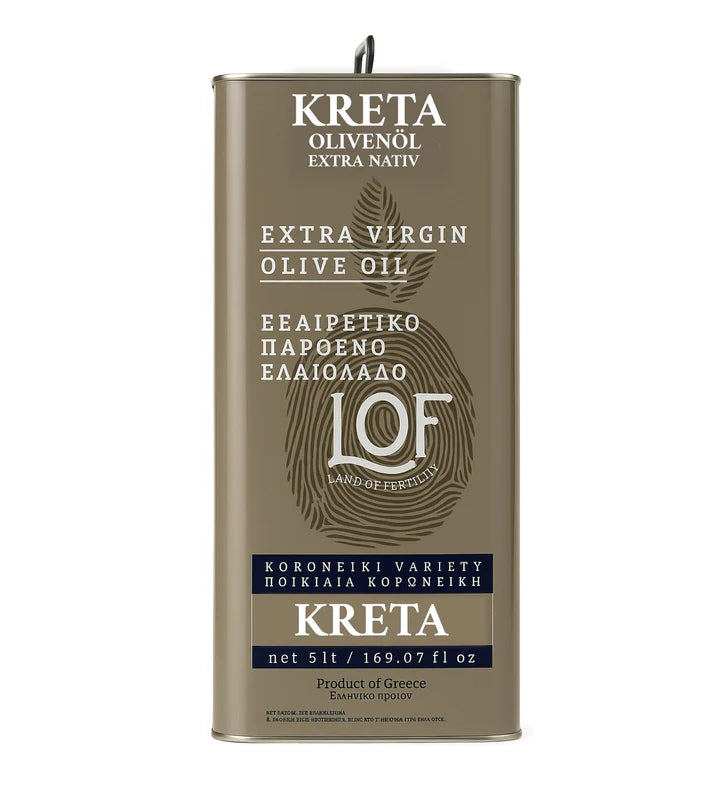 Kreta LOF griechisches Olivenöl 5 Liter extra nativ Kanister (mindesthaltbar unter 12 Monate)