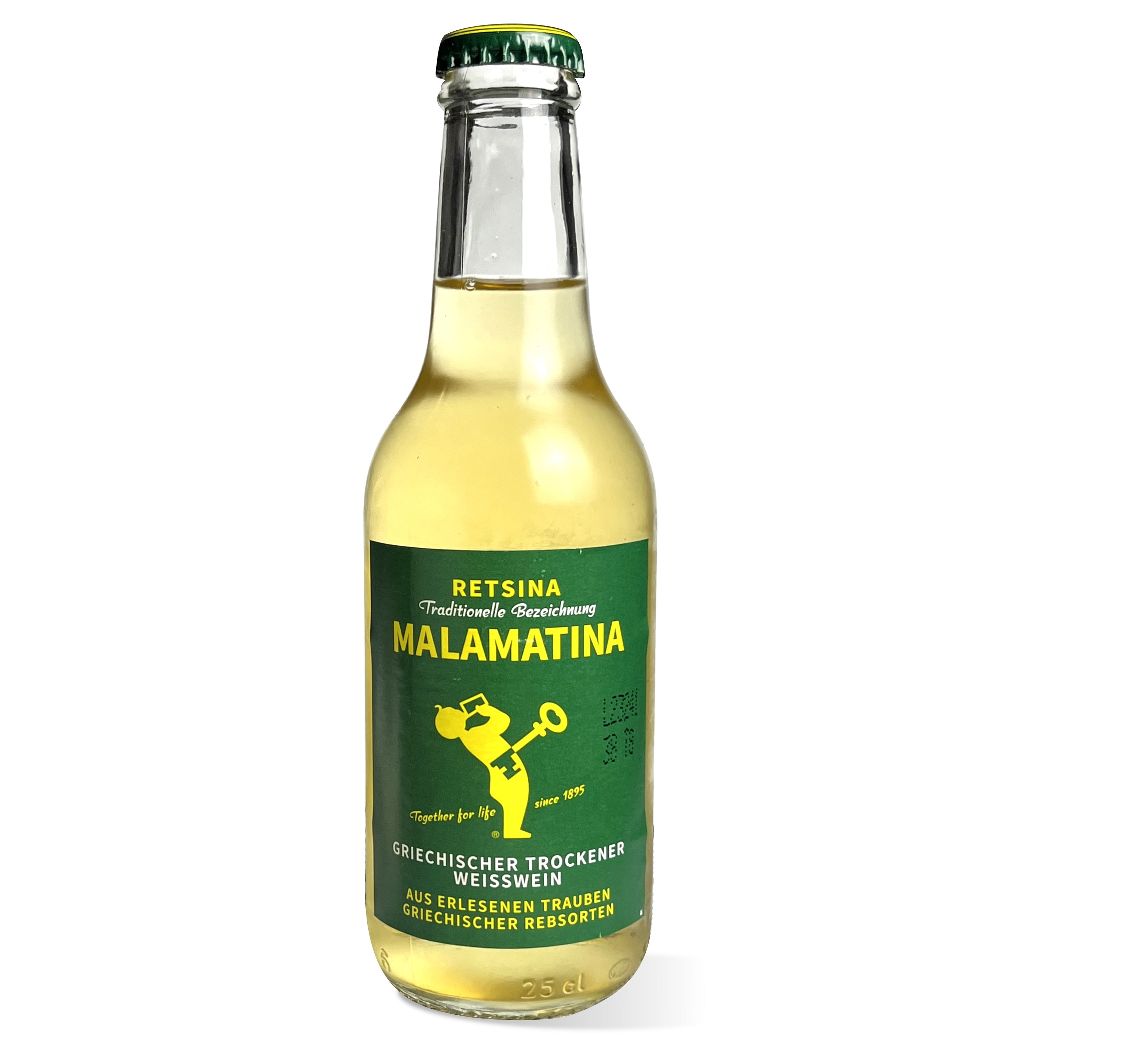 Retsina Malamatina Weisswein geharzt 250ml – OREA-FEINKOST