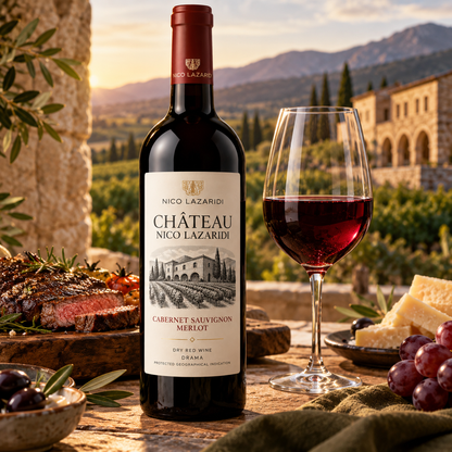Château Nico Lazaridi Rotwein trocken – Cabernet Sauvignon & Merlot 750 ml 📦Versandbereit voraussichtlich ab 09.10.2026