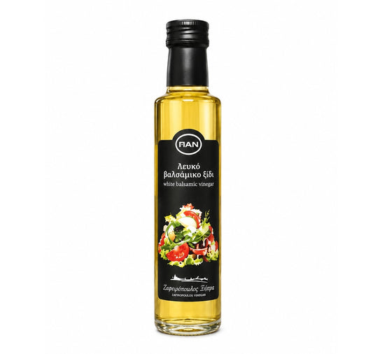 PAN Weißer Balsamico Essig 250ml – Mild & fruchtig, ohne Zuckerzusatz – Ideal für Salate, Fisch & Saucen