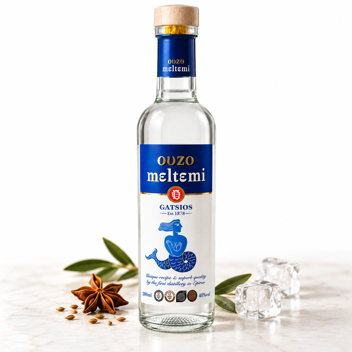 griechischer Ouzo Meltemi Gatsios 200ml
