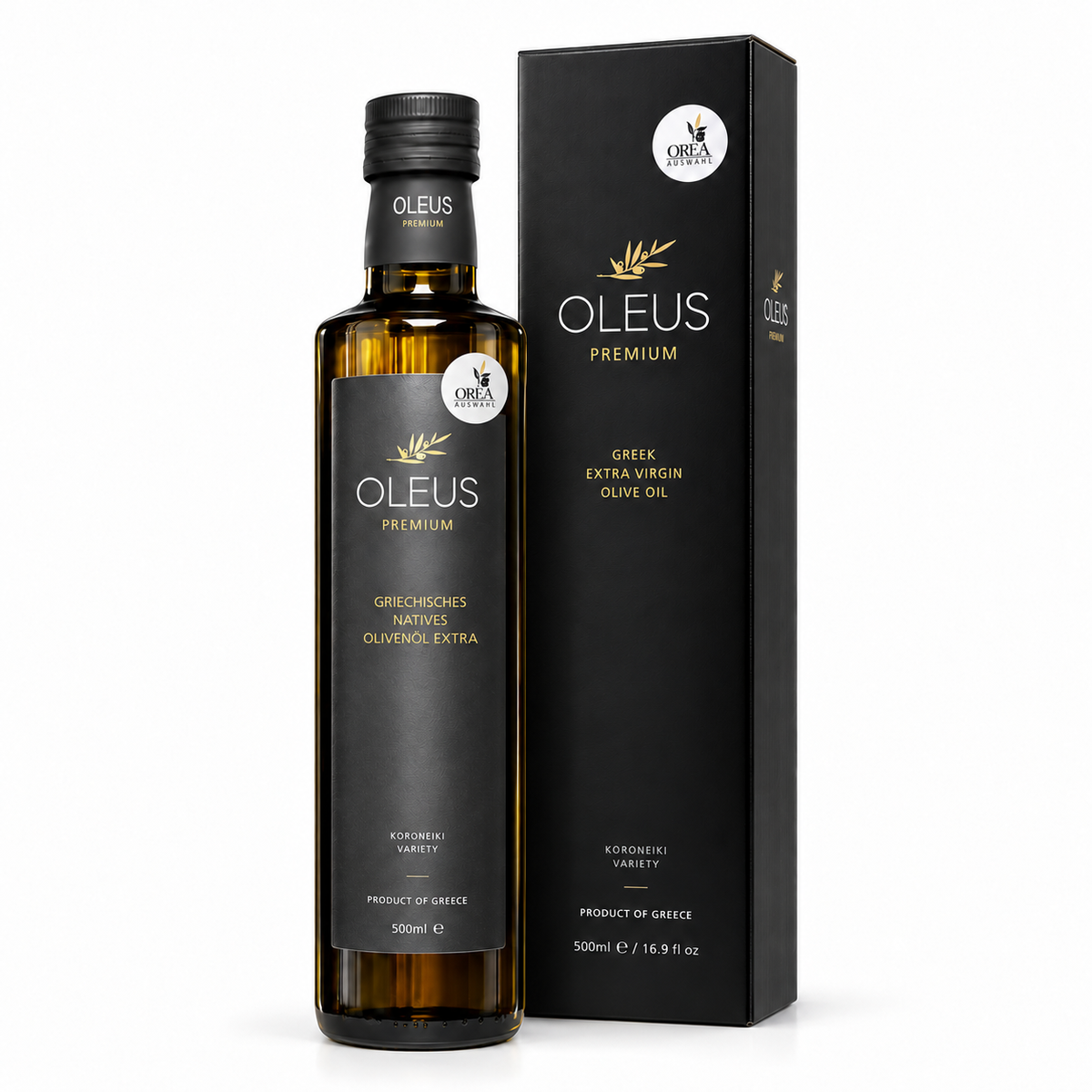 Oleus Griechisches Olivenöl 500ml Geschenk Box