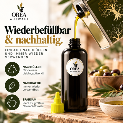 OREA DAILY Olivenöl – Mild-fruchtiges Olivenöl aus Kreta Extra Nativ in Squeeze Flasche 500ml