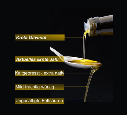 Special Aktion - Golden Creta, natives Olivenöl extra aus Kreta 6x1 Liter Kanister - Limitierte Vorbestellung 2-3 Wochen Versandzeit