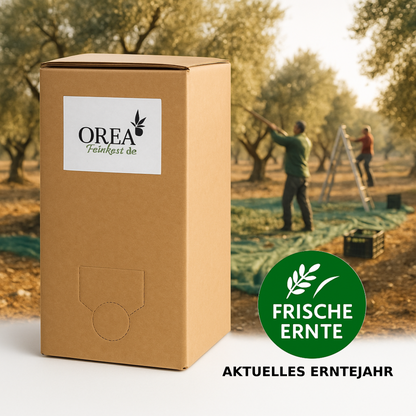OREA-FEINKOST Bio griechisches Olivenöl nativ extra – Bag-in-Box 5 L