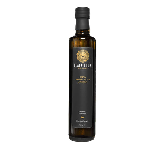 Kreta Black Lion Bio Griechisches Olivenöl extra nativ 500ml