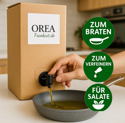 OREA-FEINKOST Bio griechisches Olivenöl nativ extra – Bag-in-Box 5 L