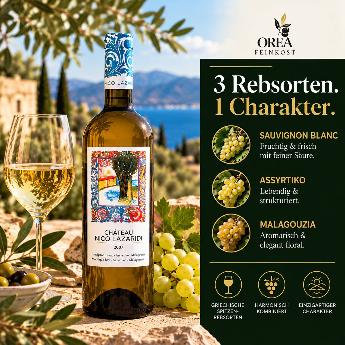 Nico Lazaridi Château Weißwein 750 ml