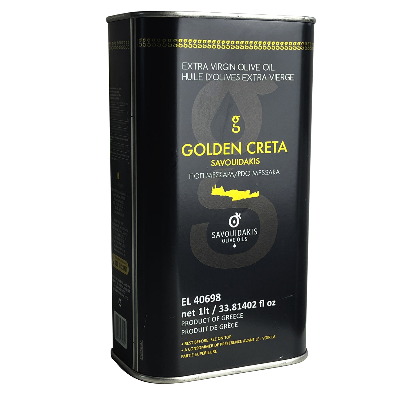 Golden Creta, natives Olivenöl extra aus Kreta 1 Liter Kanister