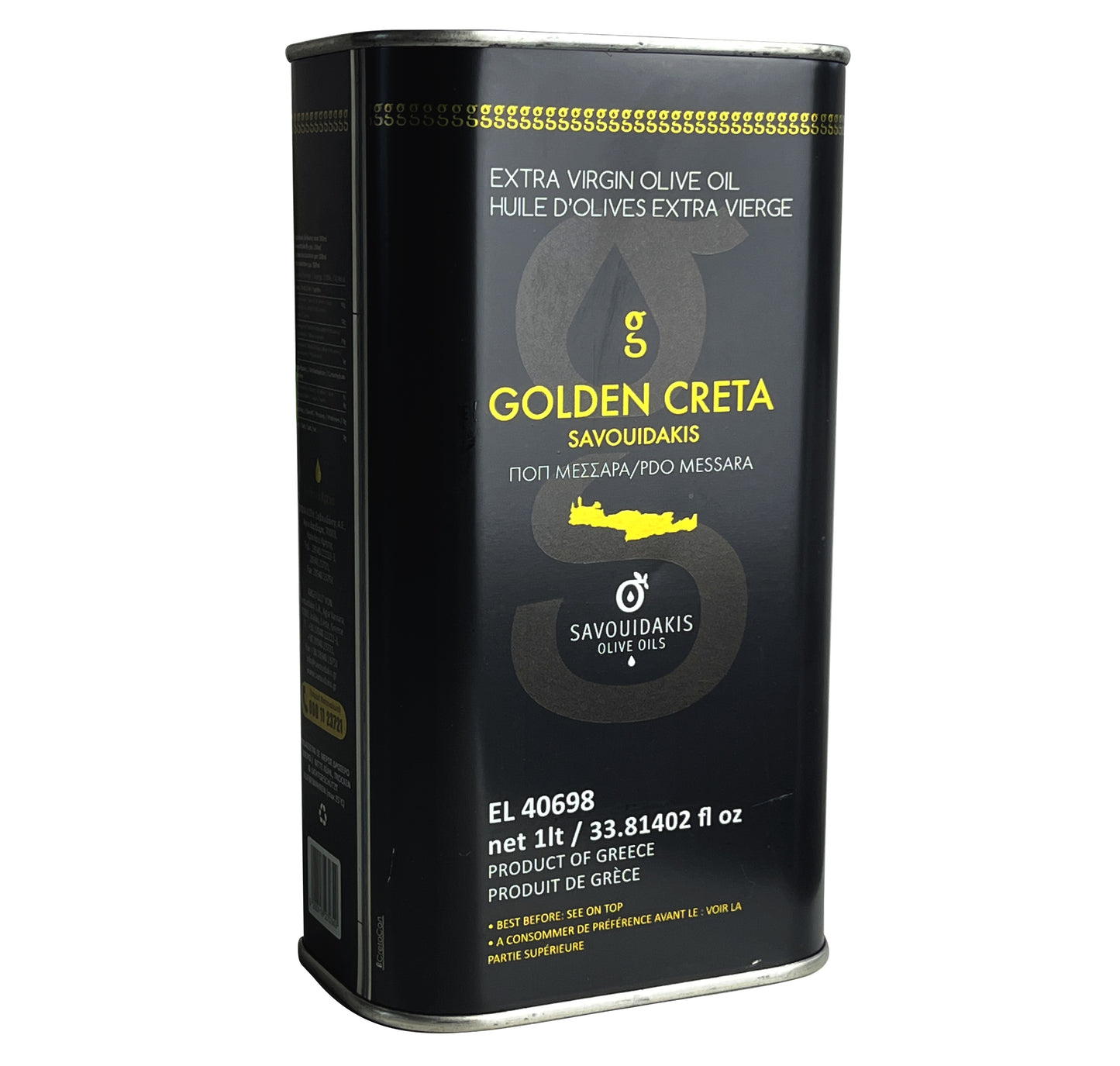 Golden Creta, natives Olivenöl extra aus Kreta 500ml Kanister, frische Ernte